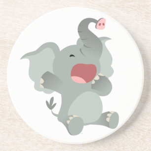 Porta copos de Elefante de Cartoon com Sono Bonito