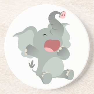 Porta copos de Elefante de Cartoon com Sono Bonito