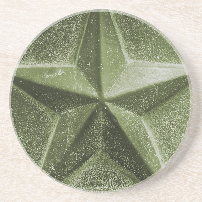 porta copos DE ESTRELA VERDE/OLIVE (Frente)