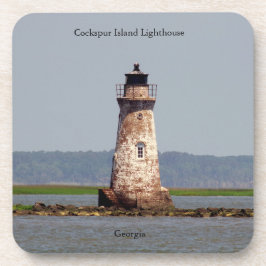 Porta copos de Farol da Ilha Cockspur