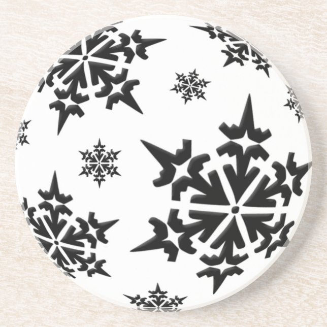 Porta copos de Férias Snowflakes (Frente)