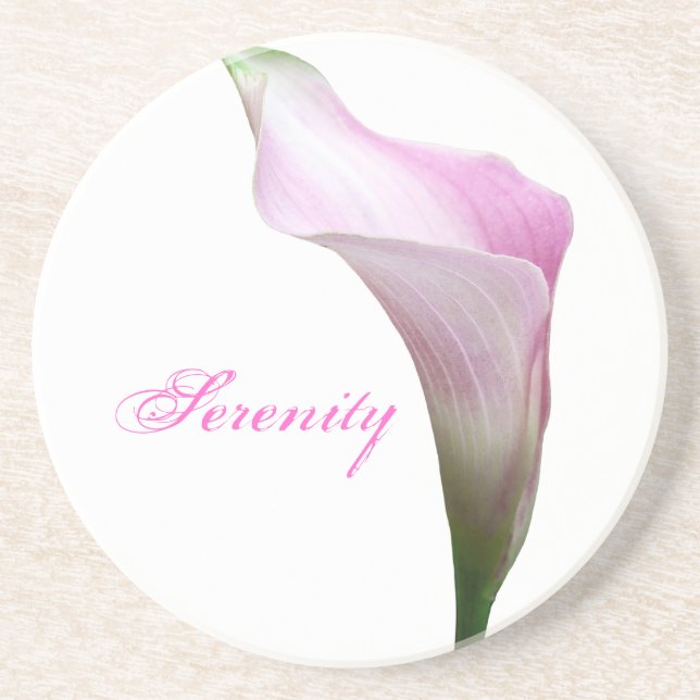 Porta copos de Fotografia Floral Calla Lily (Frente)