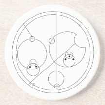Porta copos de Gallifreyan eu te amo