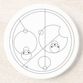 Porta copos de Gallifreyan eu te amo