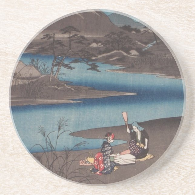 Porta copos de Ichiryusai Hiroshige (Frente)