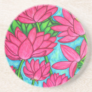 Porta copos de Lotus Rosa por Lisa Lorenz