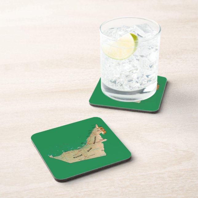 Porta copos de Mapa do UAE (Lado Direito)