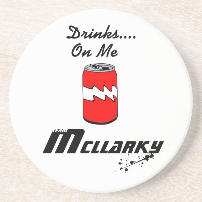 Porta copos de McLlarky da equipe (Frente)