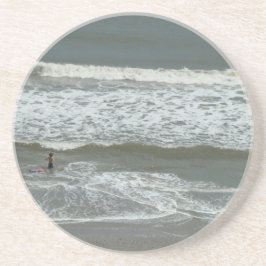 Porta copos de Menino e Mar