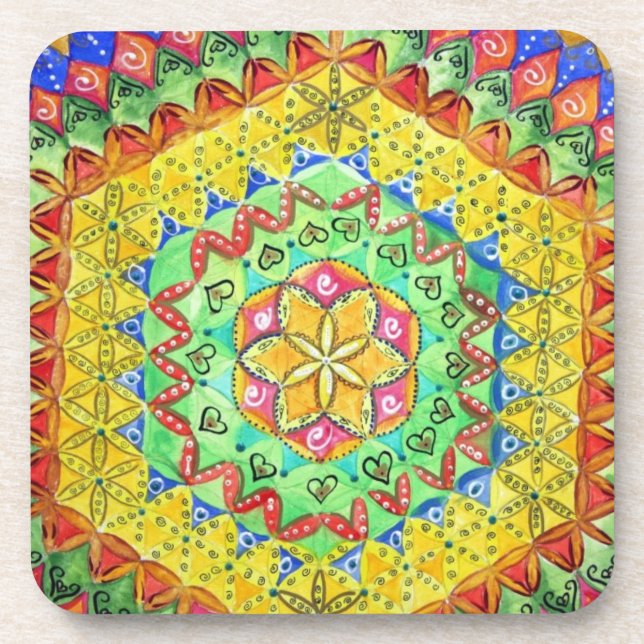 Porta copos de Mosaico (Frente)