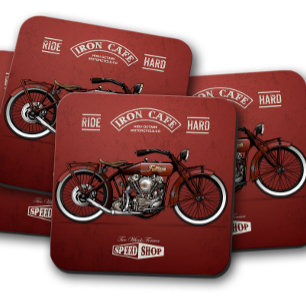 Porta copos de Motocicleta Red Iron Café Conjunt