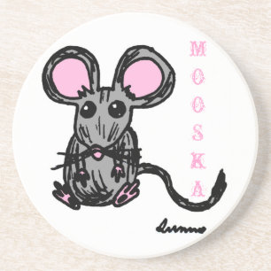 Porta copos de Mouse Cute Mooska