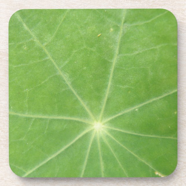 Porta copos de Nasturtium Leaf Cork (Frente)