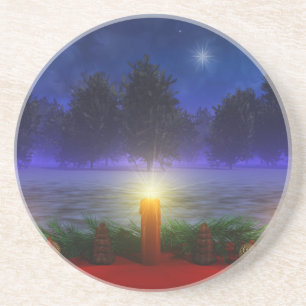 Porta copos de Natal das Visões Brigher