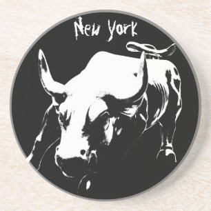 Porta copos de Nova Iorque NY Landmark Bull Porta