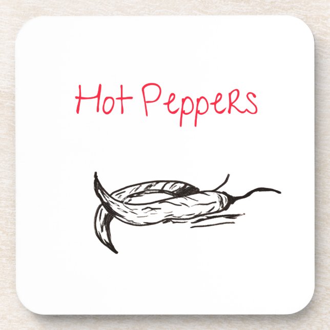 Porta copos de Oeppers Hot, Design simples (Frente)