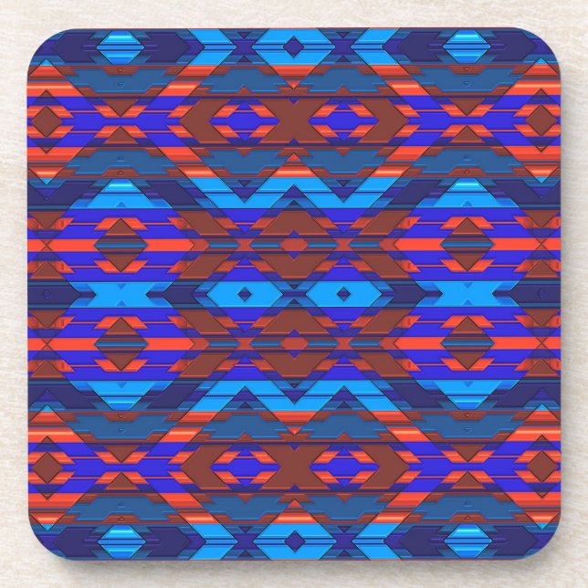 Porta copos de Opções de Imagem Moderna Native Ame (Frente)