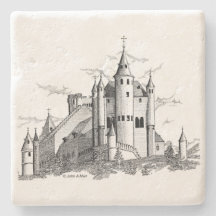 Porta copos de pedra - Alcazar