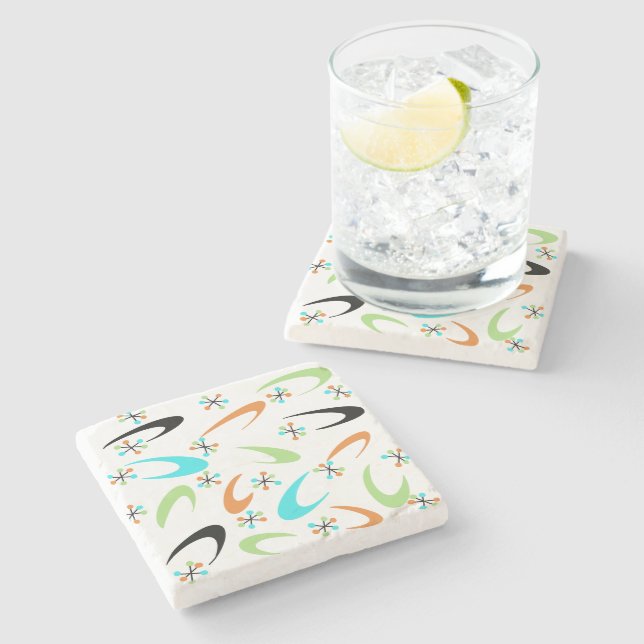 Porta copos de Pedra Atômica do século médio (Lateral)