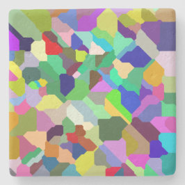 Porta copos de pedra calcária do Azulejo inclinada