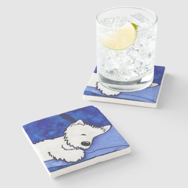 Porta copos de Pedra Cão Cansado (Lateral)