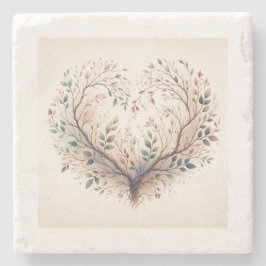 Porta copos de Pedra Cardíaca Única