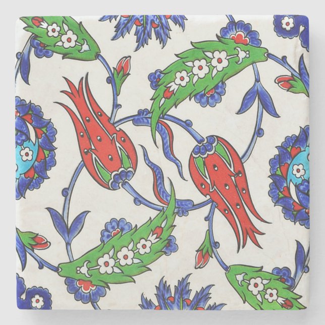 porta copos de pedra das tulipas turcas (Frente)