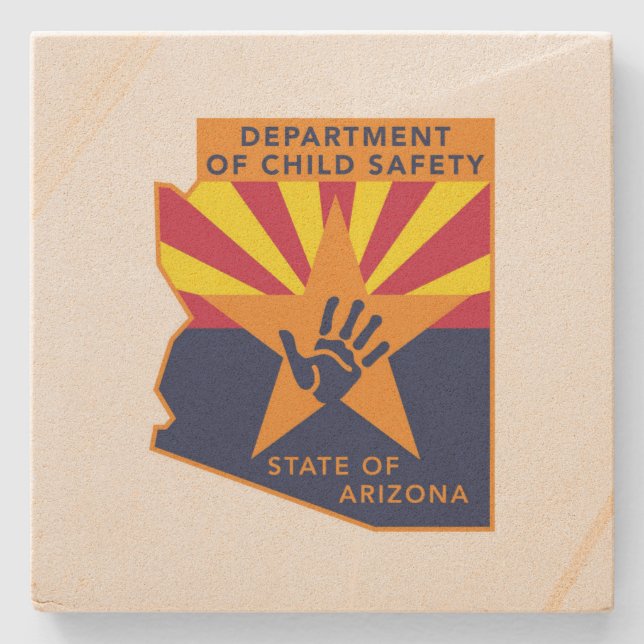 Porta copos de pedra de AZDCS (Frente)