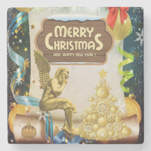 Porta copos de Pedra de Natal, Anjo de Natal