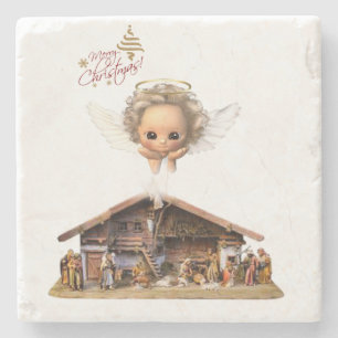 Porta copos de Pedra de Natal, Anjo de Natal