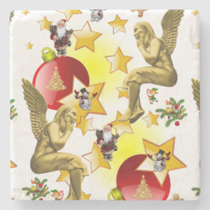 Porta copos de Pedra de Natal, Anjo de Natal