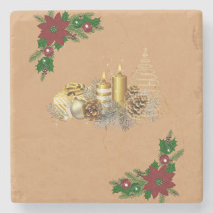 Porta copos de Pedra de Natal, Vela de Natal