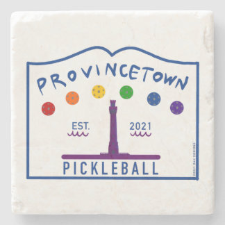 Porta copos de Pedra de Pickleball de Provincetown