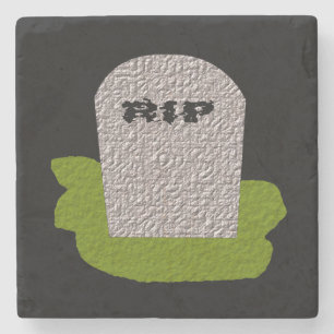 PORTA COPOS de pedra de tombstone RIP