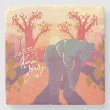 Porta copos de Pedra do Corredor de Kariba Wildlif