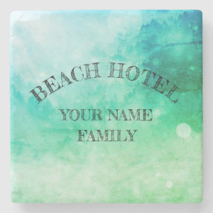 Porta copos de Pedra do Hotel Beach