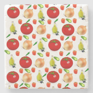 Porta copos de Pedra do Mármore de fruta