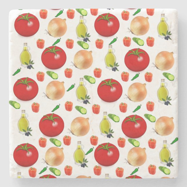 Porta copos de Pedra do Mármore de fruta (Frente)