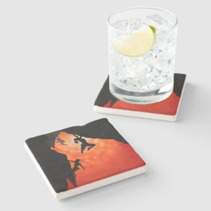 porta copos de pedra escaladora