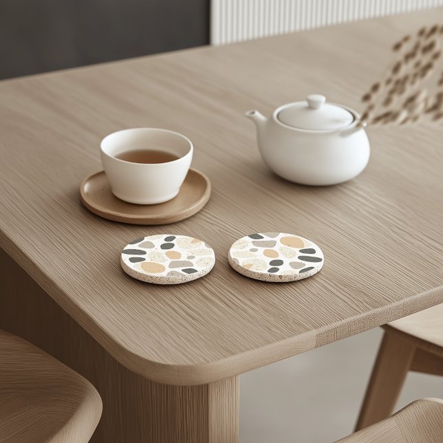 Porta copos de pedra escandinava do Terrazzo (Criador carregado)