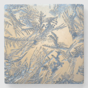 Porta copos de pedra geada de inverno