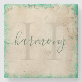 Porta copos de Pedra Monográfica Personalizada