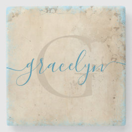 Porta copos de Pedra Monográfica Personalizada