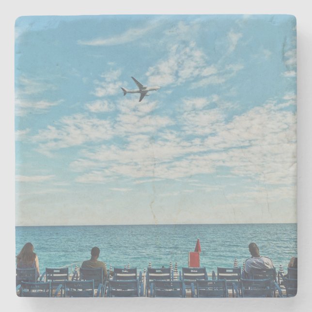 Porta copos de pedra para cima e para fora (Frente)