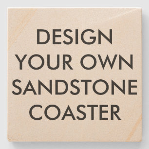 Porta copos de Pedra Sandstone Personalizada de 4"
