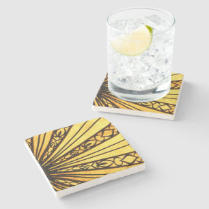 Porta copos de Pedra Sunburst