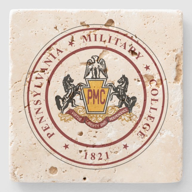 + Porta copos de Pedra Travértice (4 opções de ped (Frente)