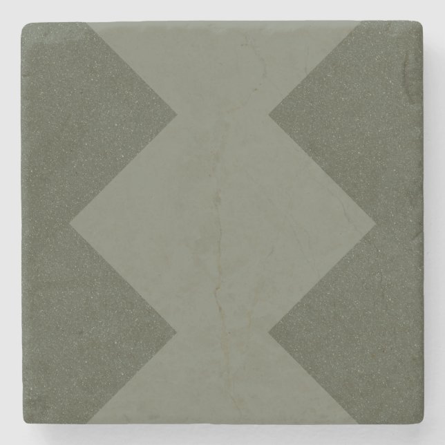 Porta copos de Pedra Verde Moss (Frente)