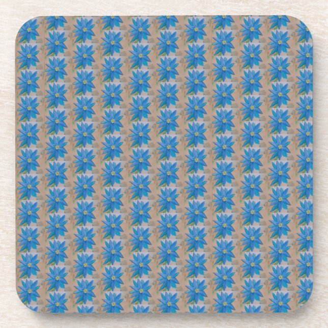 Porta copos de plástico com ventilador azul (Frente)