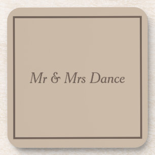 porta copos de plástico de Duro monograma